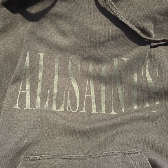 All Saints Black Hoodie for Men - Picture 3 of 6